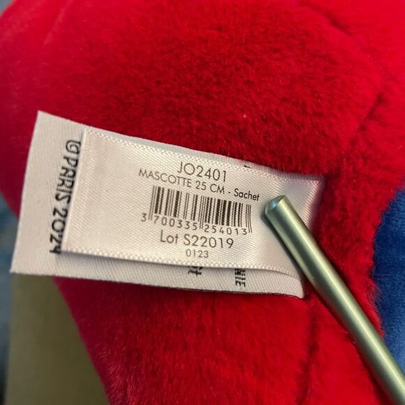 2024 Paris Olympics Mascot Plush Authentic Stuffed Toy - Picture 7 of 9